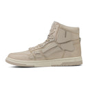 Beige Crystal Skel Top Hi Sneakers