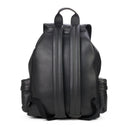 Black Nappa Logo Embroidery Rucksack