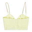 GREEN/NEON WITH CHAIN STRAPS BRA