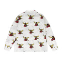 White Cherub Long Sleeve Button-Up Shirt