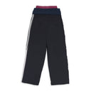 Black 3 Layered Track Pants