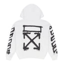White Spray Arrow Hoodie