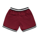 Burgundy Logo Track Shorts