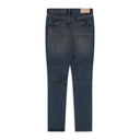 Dark Indigo Vintage Square Patch Repair Jeans