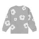 Grey Cotton Wreath Long Sleeve T-shirt