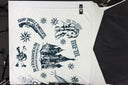 Black/White Alex Digenova Tattoo Blanket