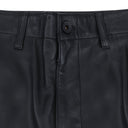Black Beauty Leather Cargo Shorts