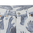 White Levi's Hands Jeans
