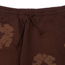 Brown Mono Wreath Sweatpants