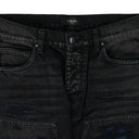 Aged Black Denim Carpenter Jeans