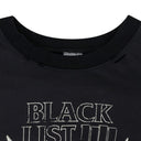 Black BlackList Distressed T Shirt