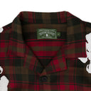 Red Cotton Wreath Pajama Shirt