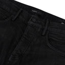 Black Coated Flare Jeans