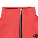 Pink Logo Cropped Quarter Zip Sweater