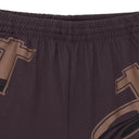 Brown Mesh Shorts