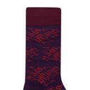Maroon Candy Socks