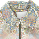 MULTICOLOR IRANIAN PRINT PVC PUFFER JACKET