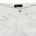 White Tuffetage Monogram Skinny Jeans