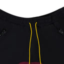 Black Black Panel Shorts