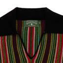 Multicolor Knit Polo Shirt