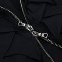 Black Woven Nylon Jacket