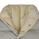 Grey Puff Down Mufler Gray