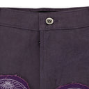 Purple Dual Patch Pocket Cargo Pants
