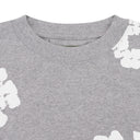 Grey Cotton Wreath Long Sleeve T-shirt