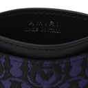 Purple MA Jacquard Cardholder