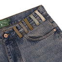 Light Indigo Destroyed Denim