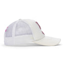 White WHITE TRUCKER HAT