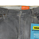Gray Destroyed Denim Jeans Dark Gull