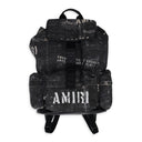 Black Washed Rucksack Backpack