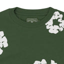 Green Cotton Wreath LS T-shirt