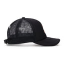 Black Crown Made of Cotton Trucker Hat