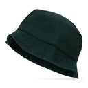 Green Brushed Crest Bucket Hat