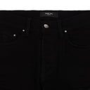 Overdyed Black Crystal Thrasher Skinny Jeans