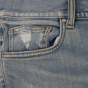 Blue Bleachout Crystal Thrasher Jeans