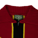 Red Union Jack Zip Sweater