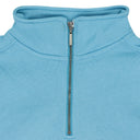 BABY BLUE QUARTER ZIP SWEATER
