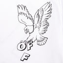 White Slim Fit Eagle Arrow T-shirt