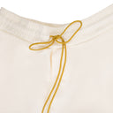Cream Script Logo Shorts