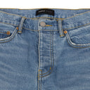 Light Indigo Coated Flare Jeans