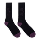 Black/White 3 Pack Calf Socks