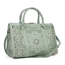 Frosty Green Bandana Weekender Bag