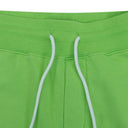 Fluorescent Green French Terry Glitch Sweatshorts