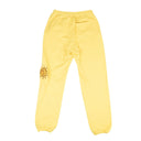 Yellow Born Unwanted Embroidered Sweatpants