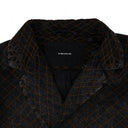 Grey Scratch Mark Embroidered Blazer