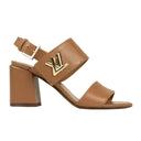 Tan Horizon Slingback Heels