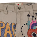 Multicolor Space Jeans Multi-Color